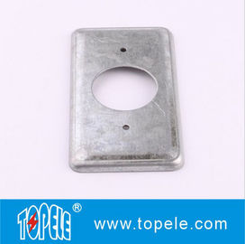 TOPELE 20C3 غطاء فولاذي مستقيم كهربائي 4 &quot;* 2&quot; ، مع 1/2&quot; ضربة ضربية